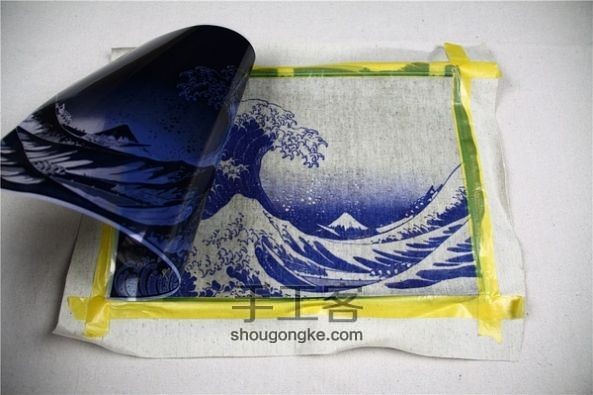 【装饰画篇】 自己绷个画试试!!!~~ 第10步