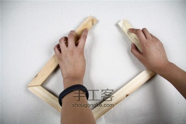 【装饰画篇】 自己绷个画试试!!!~~ 第12步
