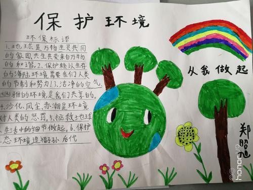 的行动来传播护绿的小知识一份手抄报把保护绿色家园手抄报百图汇提供
