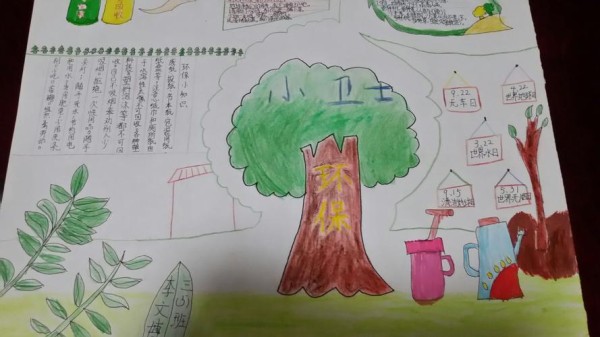 保护绿色家园手抄报