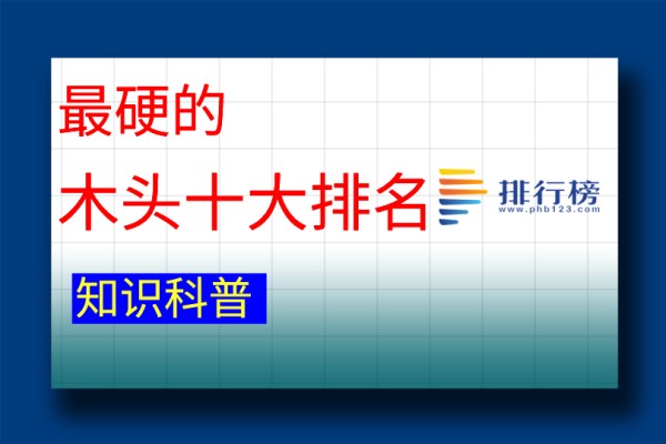 最硬的木头十大排名：铁桦树最硬(紫光檀上榜)