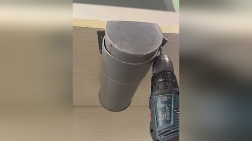 如何用一个废弃的水管,快速制作一个钉子收纳神器