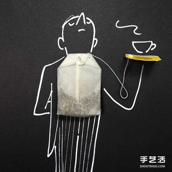 生活物品与插画结合,创意diy让你惊叹连连