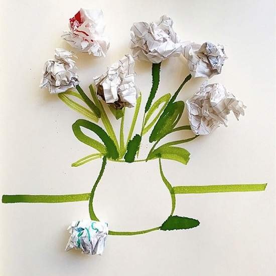 生活感爆满结合日常用品的创意插画