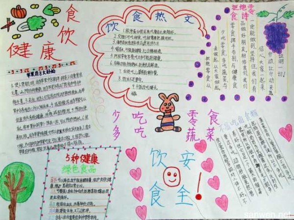 健康成长健康学习手抄报健康成长手抄报