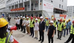 我院在新建医技楼项目开展“安全生产月”活动
