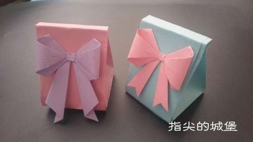折纸收纳袋的简单做法漂亮大方的折纸收纳图解教程