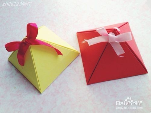 手工折纸制作34一起折创意礼盒