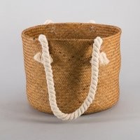 简约海草编织收纳筐 草编收纳筐