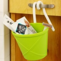 纳川时尚自行车挂篮多用途婴儿车吊篮 卫浴收纳筐澡篮 车载垃圾桶(下单备注颜色)