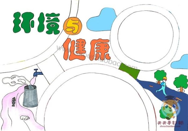 环境与健康手抄报简单又漂亮模板环境与健康手抄报内容写什么