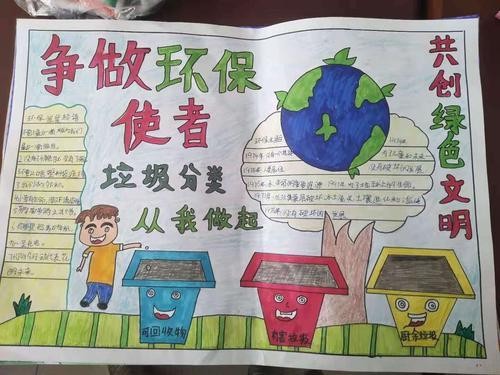 随手捡起身边垃圾手抄报美在身边手抄报