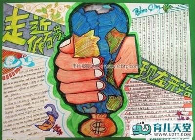 环保绿色健康手抄报低碳生活技能减排的手抄-279kb