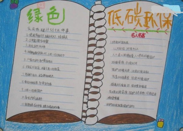 生活手抄报内容文字低碳环保小知识手抄报图片大全低碳环保内容2022