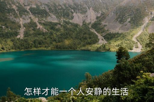 怎样才能一个人安静的生活