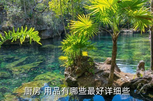  厨房 用品有哪些最好详细些