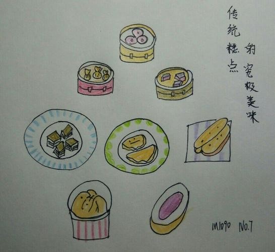 遇见自己 我的21天简笔画美食之旅