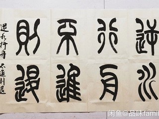 连乾坤书法篆书,逆水行舟不进则退,精品保真