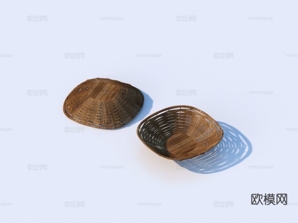 收纳筐 菜篮子 生活用品3d模型下载