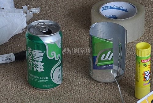 家居DIY：废弃易拉罐手工DIY工艺小椅子