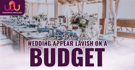 What can I do to make a cheap wedding appear pricey?