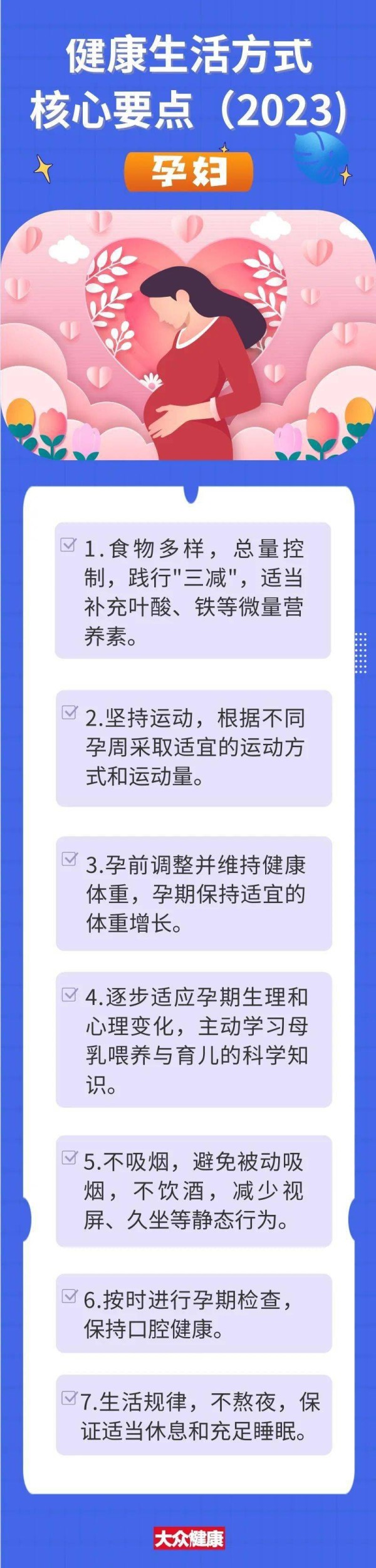健康生活方式核心要点（2023）发布