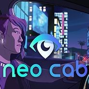 霓虹下的出租车