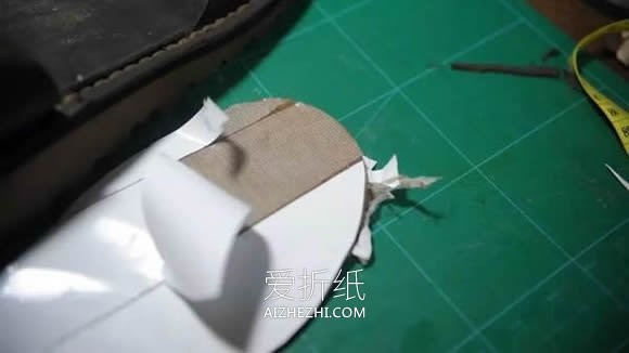 怎么用旧皮靴做文艺复古凉鞋的改造制作方法- www.aizhezhi.com