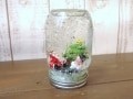 メイソンジャーで簡単DIY!スノードームの作り方
