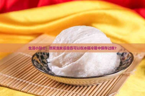 生活小贴士：燕窝泡发后是否可以在冰箱冷藏中保存过夜？