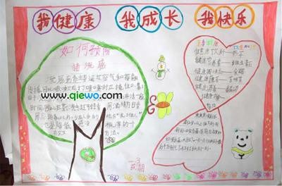 我健康我成长手抄报 健康成长手抄报
