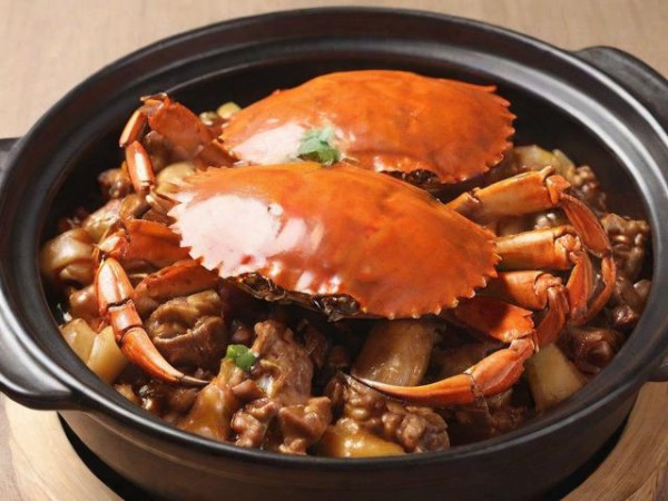 胖哥俩肉蟹煲家庭版怎么做？