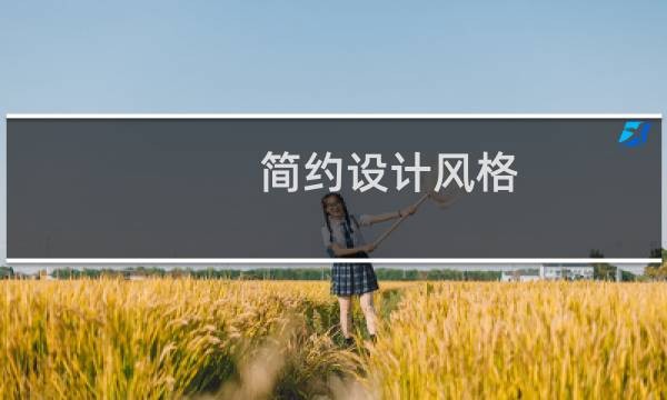简约设计风格