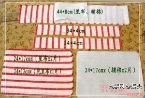 第四步：里布跟铺棉的部分了