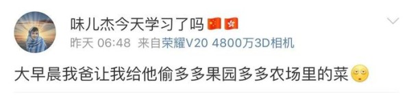 网友82岁外公成拼多多