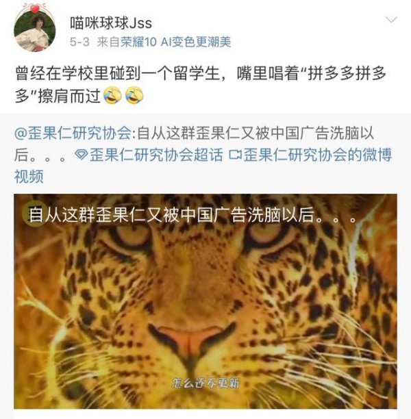 网友82岁外公成拼多多