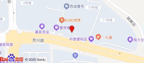 速洁新起点管家超市位置示意图