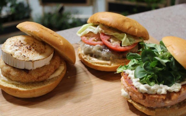 Variedad de Hamburguesas