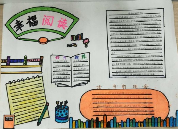 阅读养德 书香致远记濮湖小学2015级3班阅读手抄报展示活动