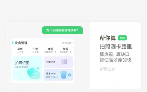 健身问答+饮食管理，麦瑞克Ai健身私教——健身路上的“超能队友”