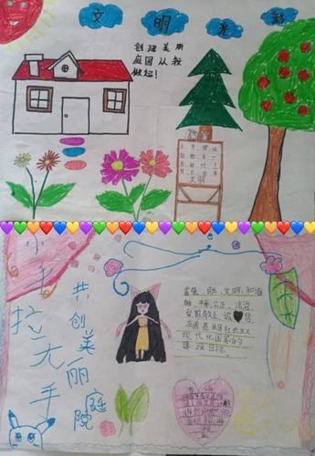 净化美化家庭提升人居环境主题活动 写美篇 通过办黑板报手抄报多