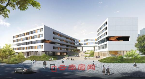 万科城配建中学效果图