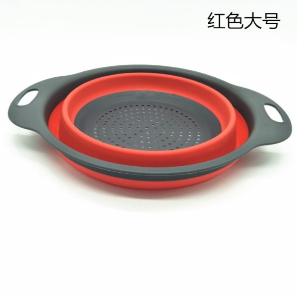 篮子沥水菜篮可折叠伸缩水果篮洗菜筐筛子漏水盆沥水篮