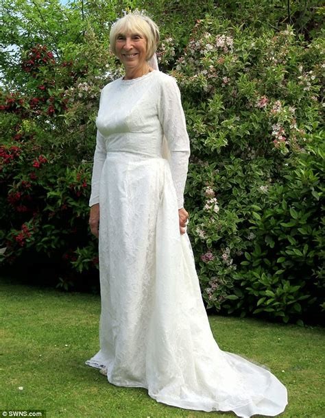 What should one do with a wedding gown that is 50 years old?