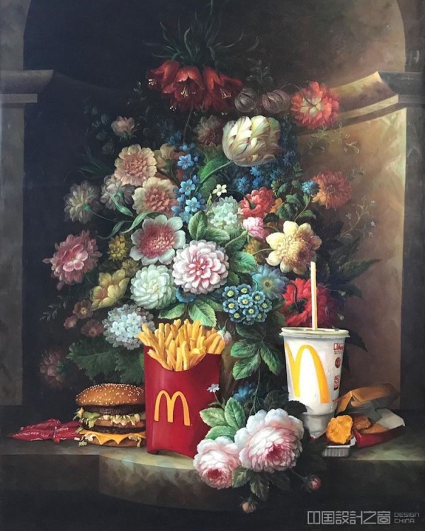 Altered Thrift Store Paintings by Dave Pollot