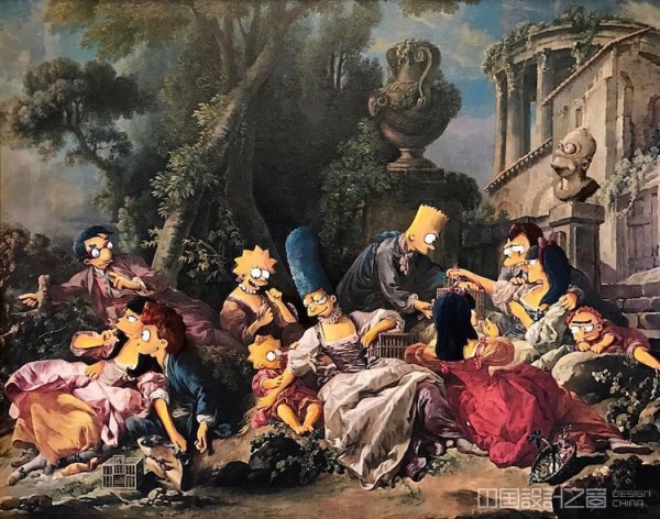 Altered Thrift Store Paintings by Dave Pollot