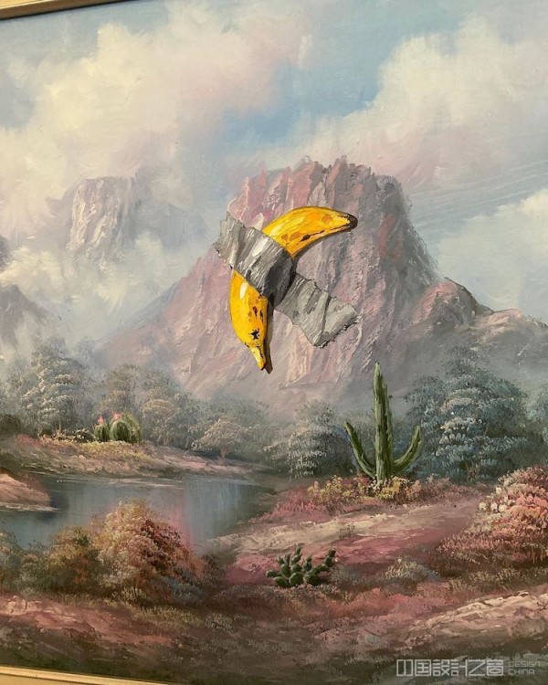 Altered Thrift Store Paintings by Dave Pollot