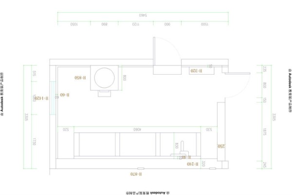 改造前平面图