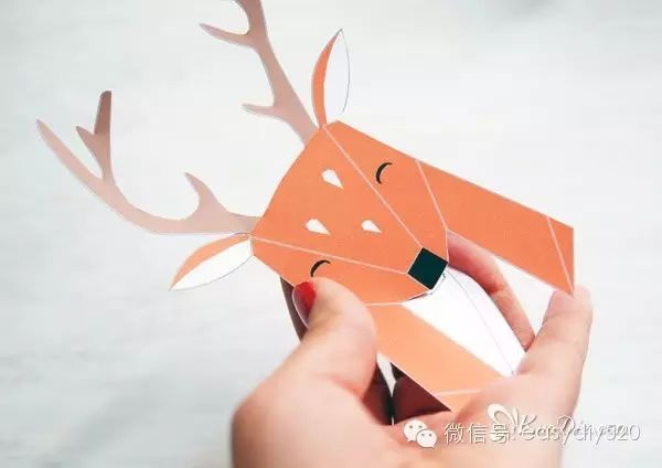 【创意制作】DIY折纸3D立体动物标本装饰画手工制作教程-幼师课件网第5张图片