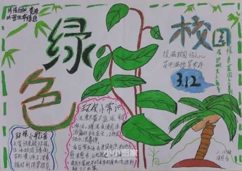 如何建设绿色校园手抄报 绿色校园手抄报